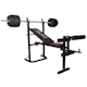 Träningsbänk Gymstick Weight Bench med 40 kg Set